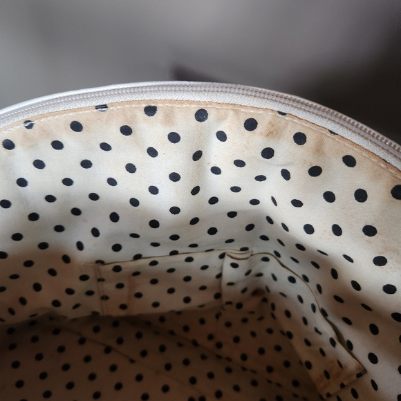 HOBO International White Patent Leather Quilted Shoulder Dust Bag Purse - Picture 7 of 11